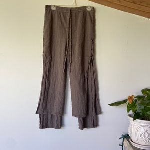 Bohemian linen pants size medium